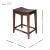 Elmo Wooden Counter Stool