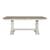 Whitney Extendable Trestle Dining Set | Antique Linen & Gray