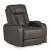Feazada Faux Leather Power Recliner w/Adjustable Headrest & Lighting
