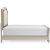 Chevanna Velvet Upholstered King Size Panel Bed with LED Backlight