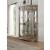 Northville Glass/Wood Curio w/2 Doors
