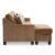Amity Bay Polyester Queen Sofa Chaise Sleeper