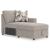 Higgesbee L-Shaped Polyester 5-Piece Sectional with Pop Up Sleeper & Chaise
