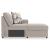 Higgesbee L-Shaped Polyester 5-Piece Sectional with Pop Up Sleeper & Chaise