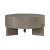 Affinity Round Faux Concrete Wood Cocktail Table Set