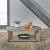 Affinity Oval Faux Concrete/Wood Cocktail Table