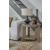 Affinity Round Faux Concrete/Wood End Table