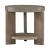 Affinity Round Faux Concrete Wood Cocktail Table Set