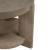 Affinity Round Faux Concrete/Wood End Table