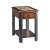 Slaton Warm Wood/Metal Chairside Table w/Drawer