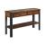 Slaton Warm Wood/Metal Sofa Table w/2 Drawers