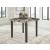 Jeshina Square Counter Height Dining Table | Brown & Beige