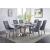 Satinka Faux Marble/Steel Dining Room Set