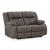 SM First Base Faux Leather Reclining Loveseat