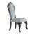 House Delphine Fabric/Leatherette/Wood Dining Side Chair