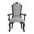 House Delphine Fabric/Leatherette/Wood Dining Arm Chair