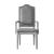 House Marchese Fabric/Wood Dining Arm Chair