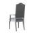 House Marchese Fabric/Wood Dining Arm Chair