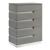 SM Paradox Gloss Laminate Platform Bedroom Set w/LED Light
