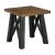 Modern Classics Crossfit Rectangular Wood/Metal End Table