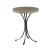 Modern Classics Accents Round Concrete/Metal End Table