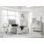 Ashley SM Lindenfield Polyester Upholstered Panel Bedroom Set with LED Backlight