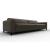 Norma Leather Fixed Adjustable Headrest & Footrest Maxi Sofa