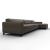 Norma Leather Sofa w/Right Hand Chaise Facing