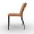 Carmen Large Fabric/Metal Customizable Upholstered Dining Chair