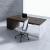 Mito Executive Desk w/Pedestal & Gloss Side Panel