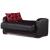 Bronx Bonded Leather Storage Loveseat