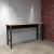 Fortress 72.4-inch Natural Wood & Steel Garage Table