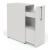 Boxi Office Lockable Storage Tower w/3 Shelves