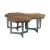 Ad Modern Synergy Echo Wood/Metal Bunching Cocktail Table