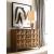 Ad Modern Synergy Wood Pattern Console w/3 Drawers