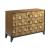 Ad Modern Synergy Wood Pattern Console w/3 Drawers