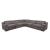 SM 70009 Fabric L-Shaped Modular Power Reclining Sectional Sofa