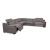 SM 70009 Fabric L-Shaped Modular Power Reclining Sectional Sofa