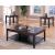 Brooks Wood Veneer 3-piece Occasional Table Set with Lower Shelf