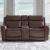 Blair Leather Power Reclining Loveseat w/Console & USB Chargers