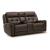 Carrington Leather Power Reclining Loveseat with Console & USB Chargers