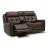 Carrington Leather Power Reclining Loveseat with Console & USB Chargers