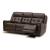 Carrington Leather Power Reclining Sofa with USB Chargers