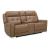 Carrington Leather Power Reclining Loveseat with Console & USB