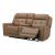 Carrington Leather Power Reclining Loveseat with Console & USB