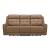 Carrington Leather Power Reclining Sofa with USB | Triple Power