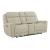 Carrington Leather Power Reclining Loveseat w/Console & USB Chargers