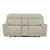Carrington Leather Power Reclining Living Room Set - Baja Stone