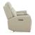 Carrington Leather Power Reclining Loveseat w/Console & USB Chargers