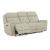 Carrington Leather Power Reclining Living Room Set - Baja Stone